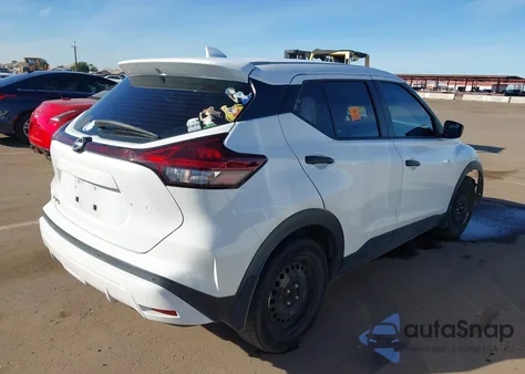 2022 Nissan Kicks S Xtronic Cvt z USA, uszkodzony, nr VIN 3N1CP5BV9NL486996